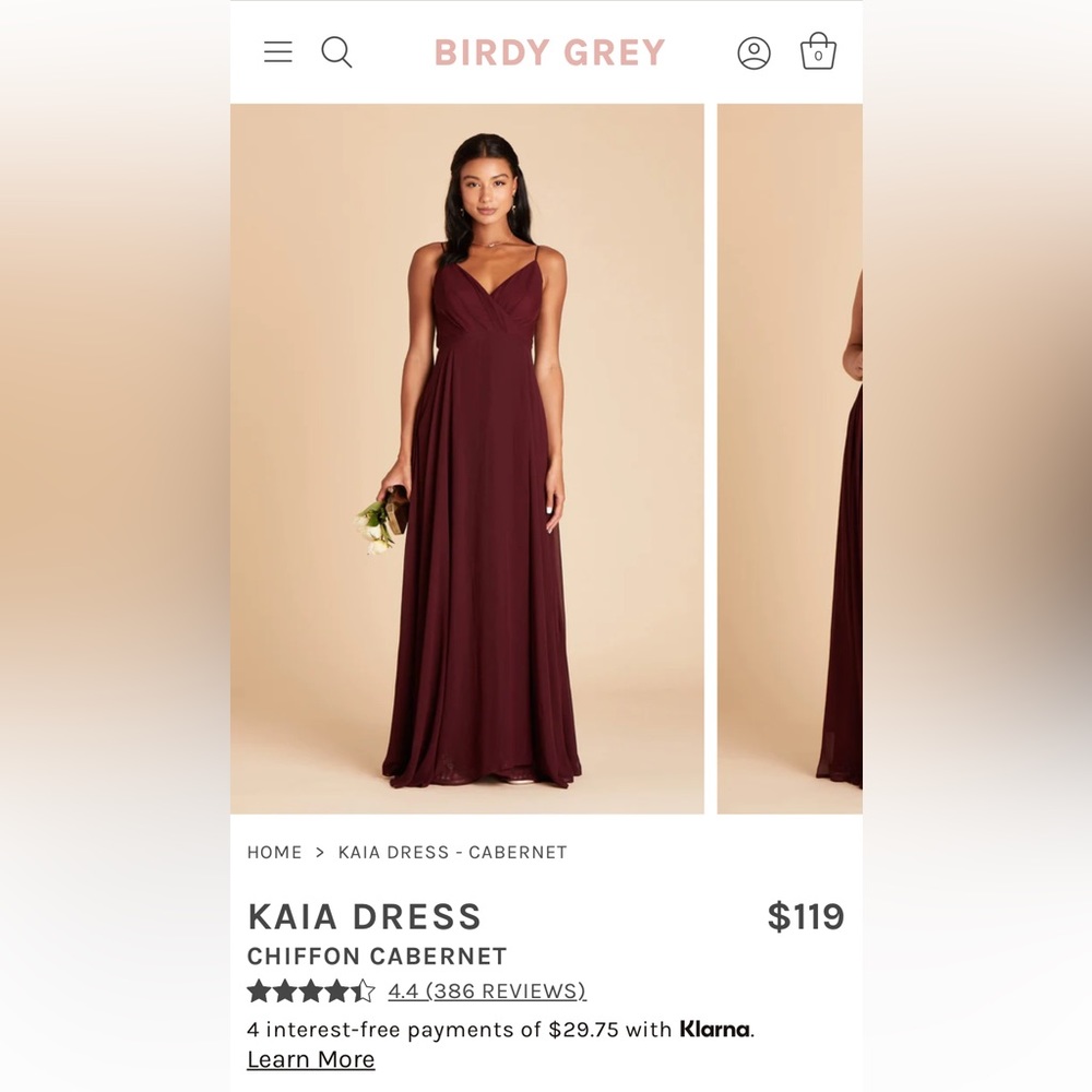 Bridesmaid dress